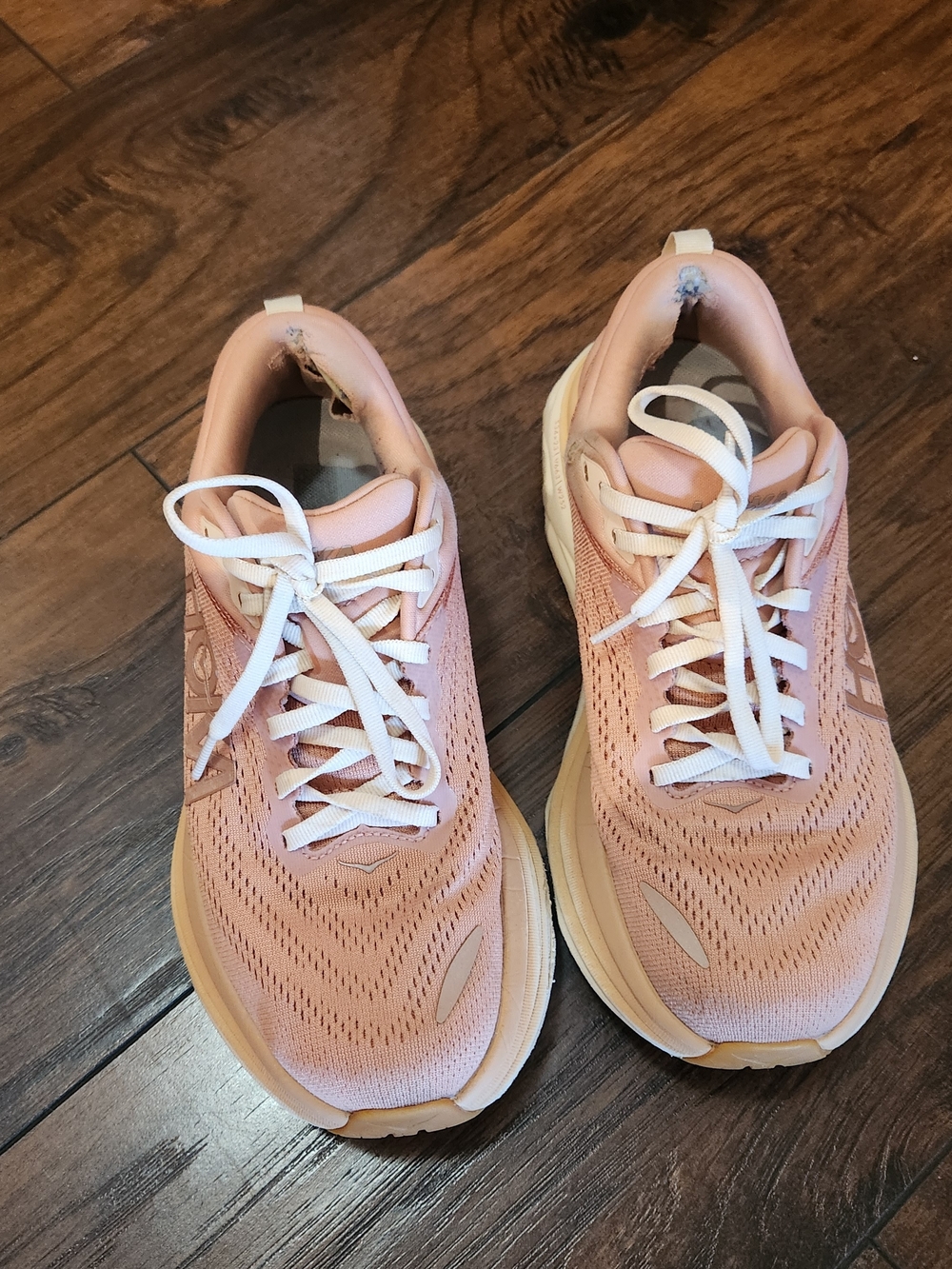 Hoka One One Women's Blush Pink Running Sneakers